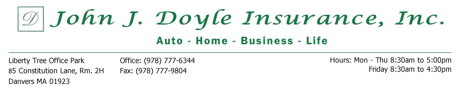 John J. Doyle Insurance Inc. Danvers MA